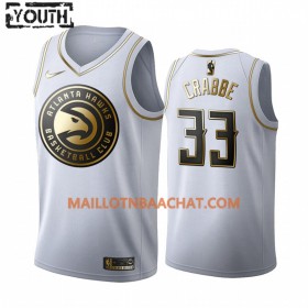 Maillot NBA Atlanta Hawks Allen Crabbe 33 Nike 2019-20 Blanc Golden Edition Swingman - Enfant